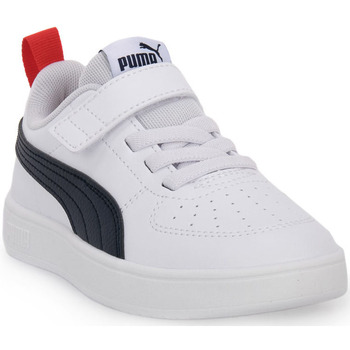 Chaussures Fille Baskets mode Puma 09 RICKIE AC PS Blanc