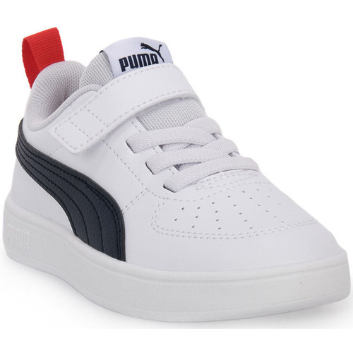 Chaussures Garçon Baskets mode semelles Puma 09 RICKIE AC PS Blanc