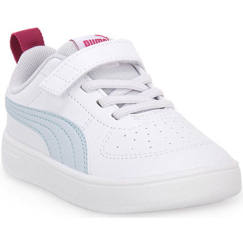 Chaussures Fille Baskets mode Puma 21 RICKIE AC INF Blanc