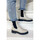 Chaussures Femme Bottines Semerdjian - Bottines F112K7-L Nappa Ghiaccio Blanc