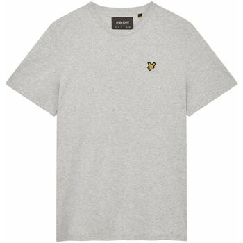 Vêtements Homme T-shirts & Polos Bouts de canapé / guéridons TS400VOG PLAIN T-SHIRT-D24 LIGHT GREY MARL Gris