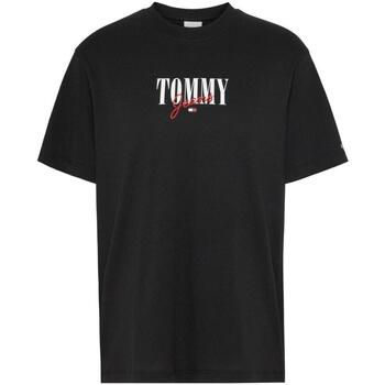 Vêtements Femme T-shirts manches courtes Tommy Hilfiger  Noir