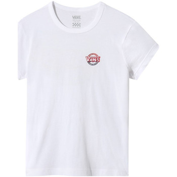Vêtements Fille T-shirts & Polos pig Vans VN0A4ULA MICD UP-WHITE Blanc