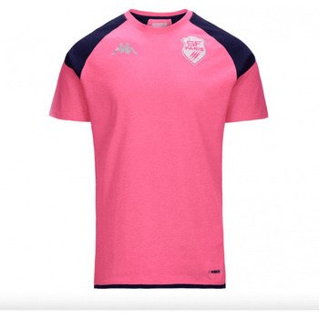Vêtements T-shirts & Sport Polos Kappa T-SHIRT FANWEAR STADE FRANÇAIS Rose