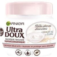 Beauté Femme Soins cheveux Garnier Ultra Doux   Masque capillaire baume avoine   300ml Autres