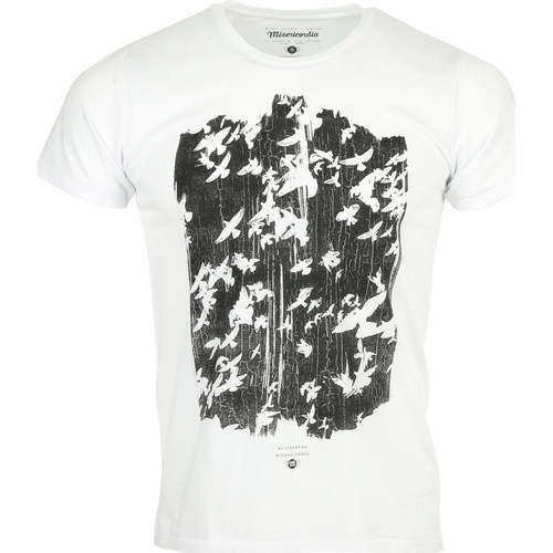 Vêtements Homme T-shirts manches courtes Misericordia Citrouille et Compagnie Blanc