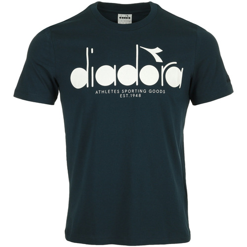 Vêtements Homme product eng 29551 Diadora Anthracite x Paura Logo T shirt Diadora Anthracite Tee Bleu