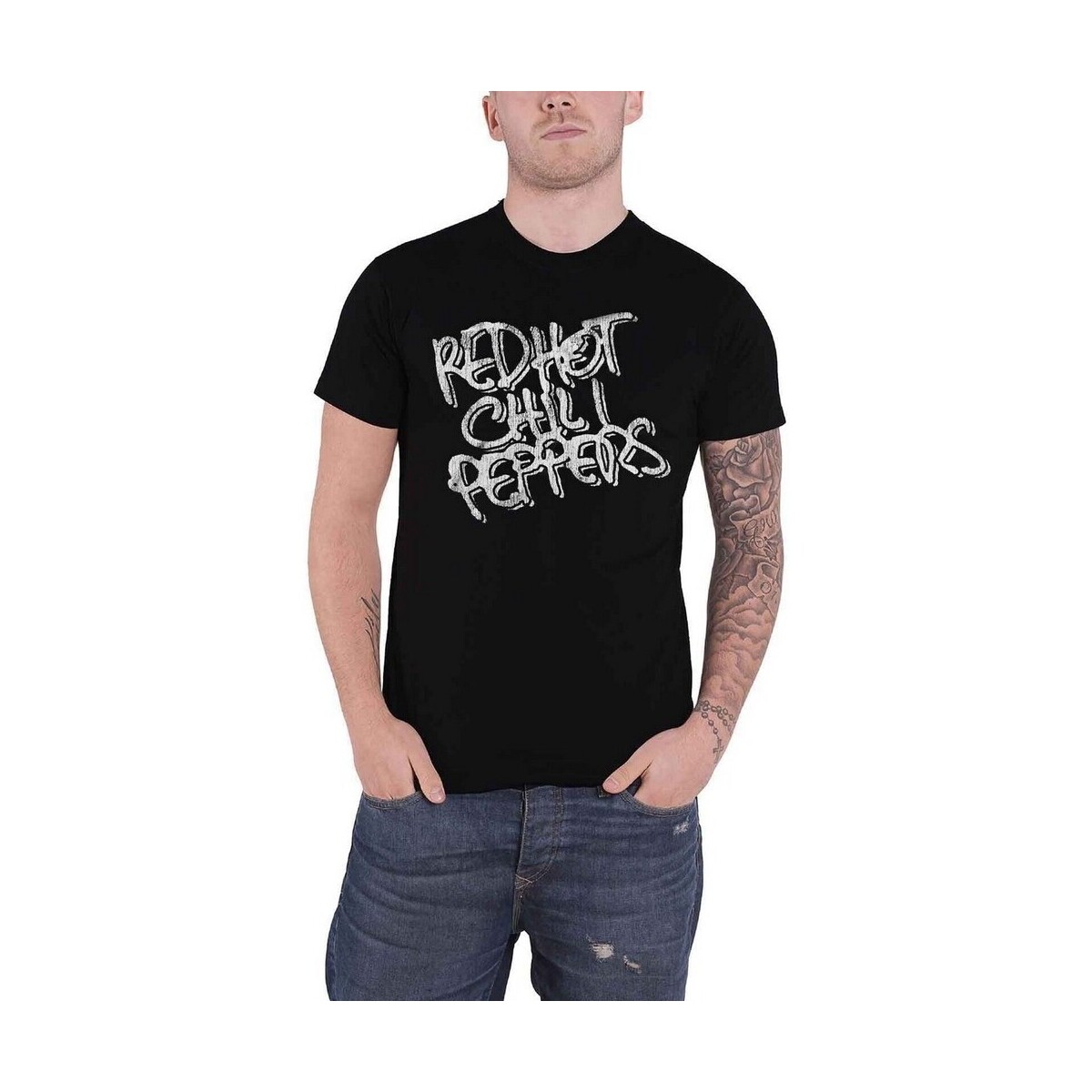 Vêtements T-shirts manches longues Red Hot Chilli Peppers RO258 Noir