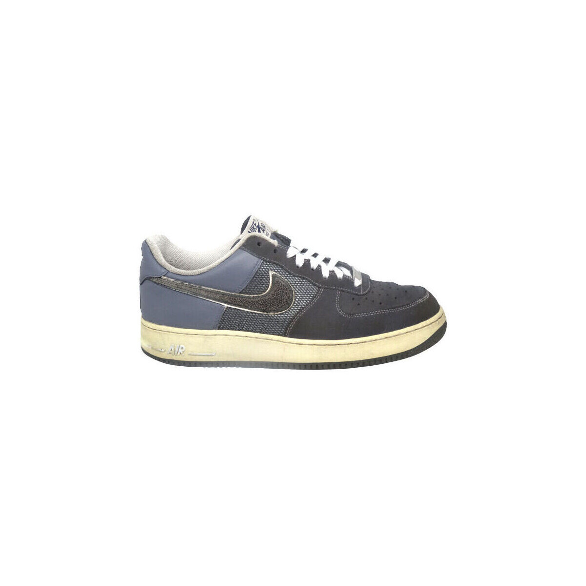 Chaussures Baskets mode Nike Reconditionne Air Force 1 Gris