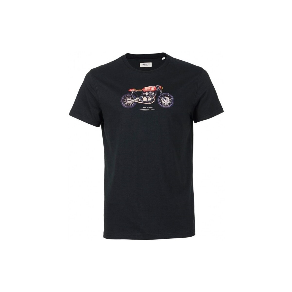 Vêtements Homme T-shirts & Polos Deeluxe TEE-SHIRT GARAGE - CHARCOAL - L Multicolore