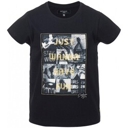 Vêtements Fille T-shirts manches courtes Deeluxe TEE-SHIRT FUNNY JUNIOR - Noir - 16 ans Noir
