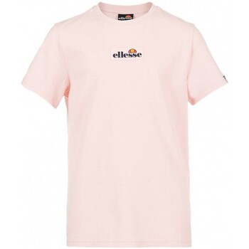 Vêtements Fille zebra-print short-sleeve T-shirt Ellesse TEE-SHIRT VEDURO - LIGHT PINK - 10/11 ans Multicolore