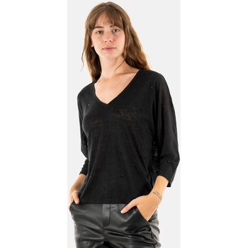 Vêtements Femme T-shirts manches courtes Le Temps des Cerises fvillou000000ml232 Noir