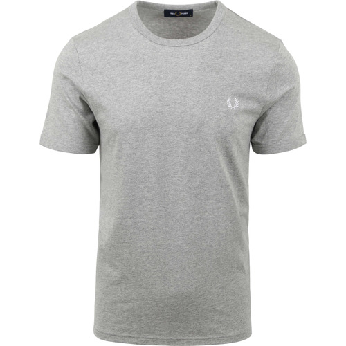 Vêtements Homme T-shirts & Polos Fred Perry T-Shirt Ringer M3519 Gris Clair Gris