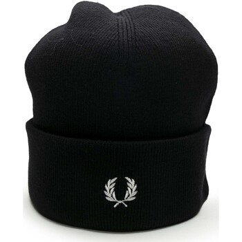 Accessoires textile Homme Casquettes Fred Perry Fp Merino Wool Beanie Noir