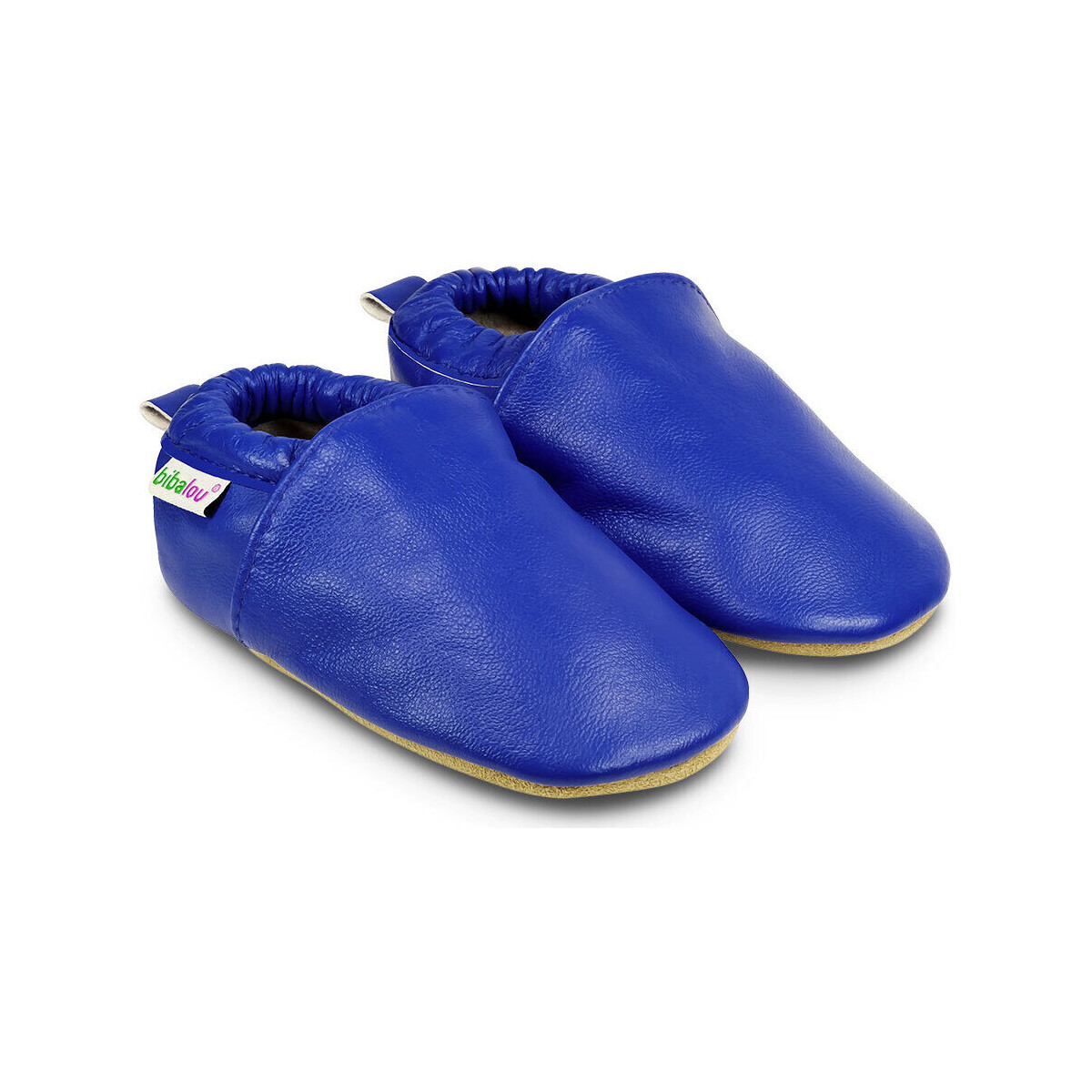 Chaussures Enfant Chaussons bébés Bibalou Unis - Bleu Electrique Bleu