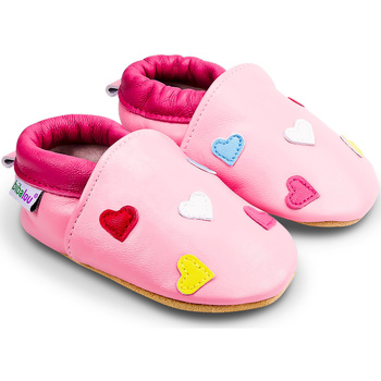 Chaussures Fille Chaussons bébés Bibalou Mini Coeurs - rose Rose