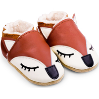 Chaussures Enfant Chaussons bébés Bibalou Gaspard le Renard - fourrure Marron