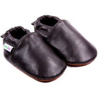 Chaussures Enfant Chaussons bébés Bibalou Unis - Brun Cachou Marron