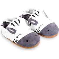 Chaussures Garçon Chaussons bébés Bibalou Le Zebre - fourrure Blanc