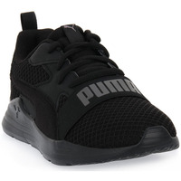 Chaussures Garçon Baskets mode Puma 01 WIRED RUN PURE Noir