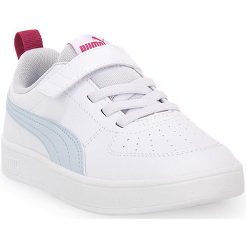 Chaussures Fille Baskets mode Puma 21 RICKIE AC PS Blanc