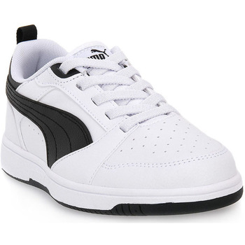 Chaussures Garçon Baskets mode semelles Puma 04 REBOUND V6 LOW Blanc