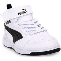 Chaussures Garçon Baskets mode Puma 02 REBOUND V6 MID Blanc