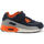 Chaussures Homme Baskets mode Shone 005-001-V Navy/Orange Bleu