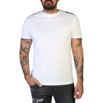 Vêtements Homme T-shirts manches courtes Moschino A0781-4305 A0001 White Blanc