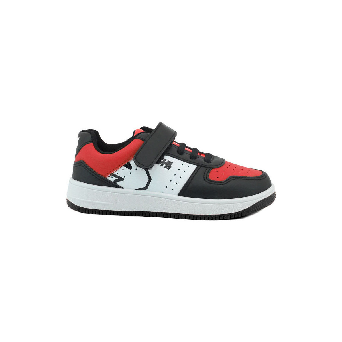 Chaussures Homme Baskets mode Shone 002-002 Black/Red Noir