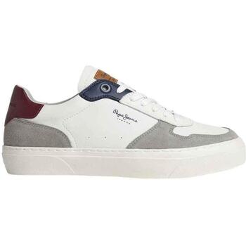 Chaussures Homme Baskets basses Pepe Gabbana jeans  Blanc
