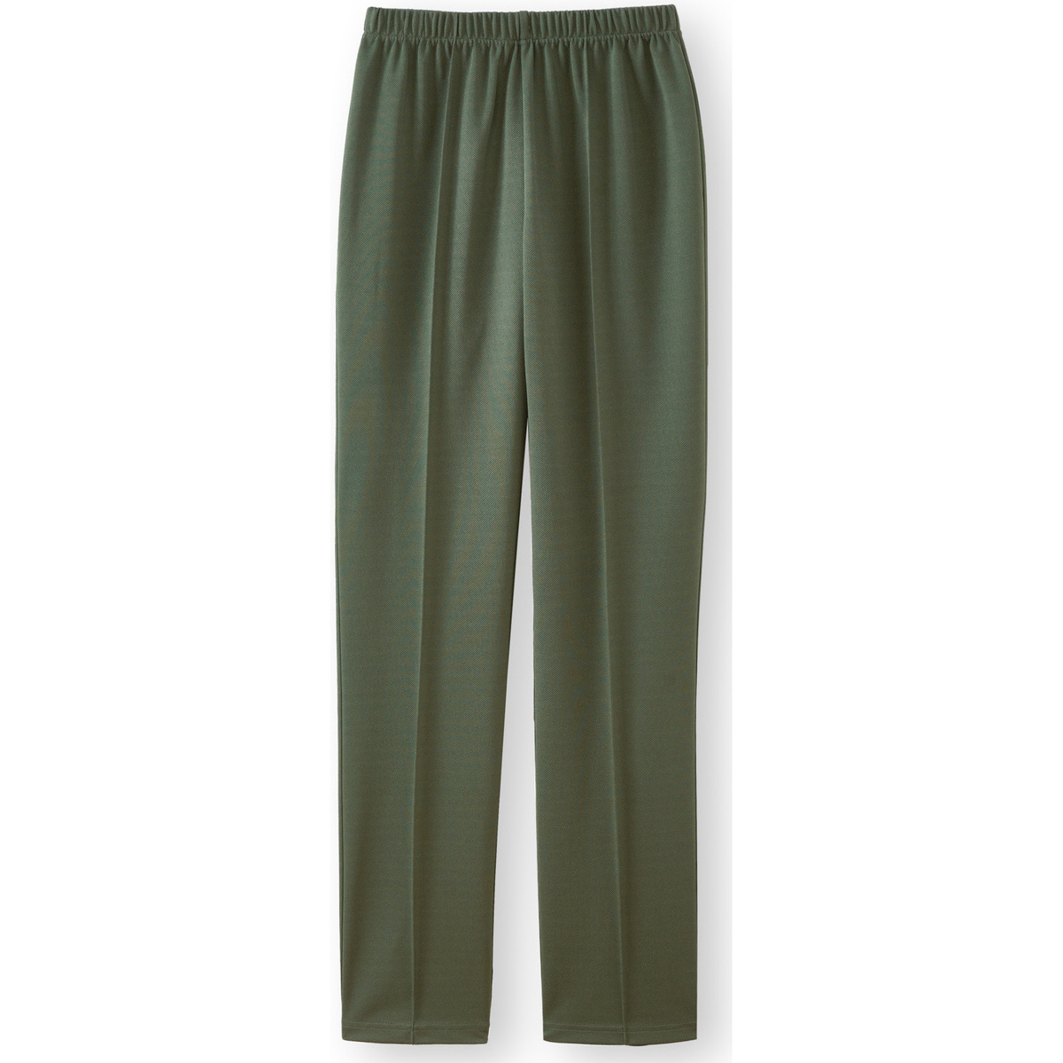 Vêtements Femme Pantalons Daxon by  - Pantalon en maille stature - d'1,60m Vert