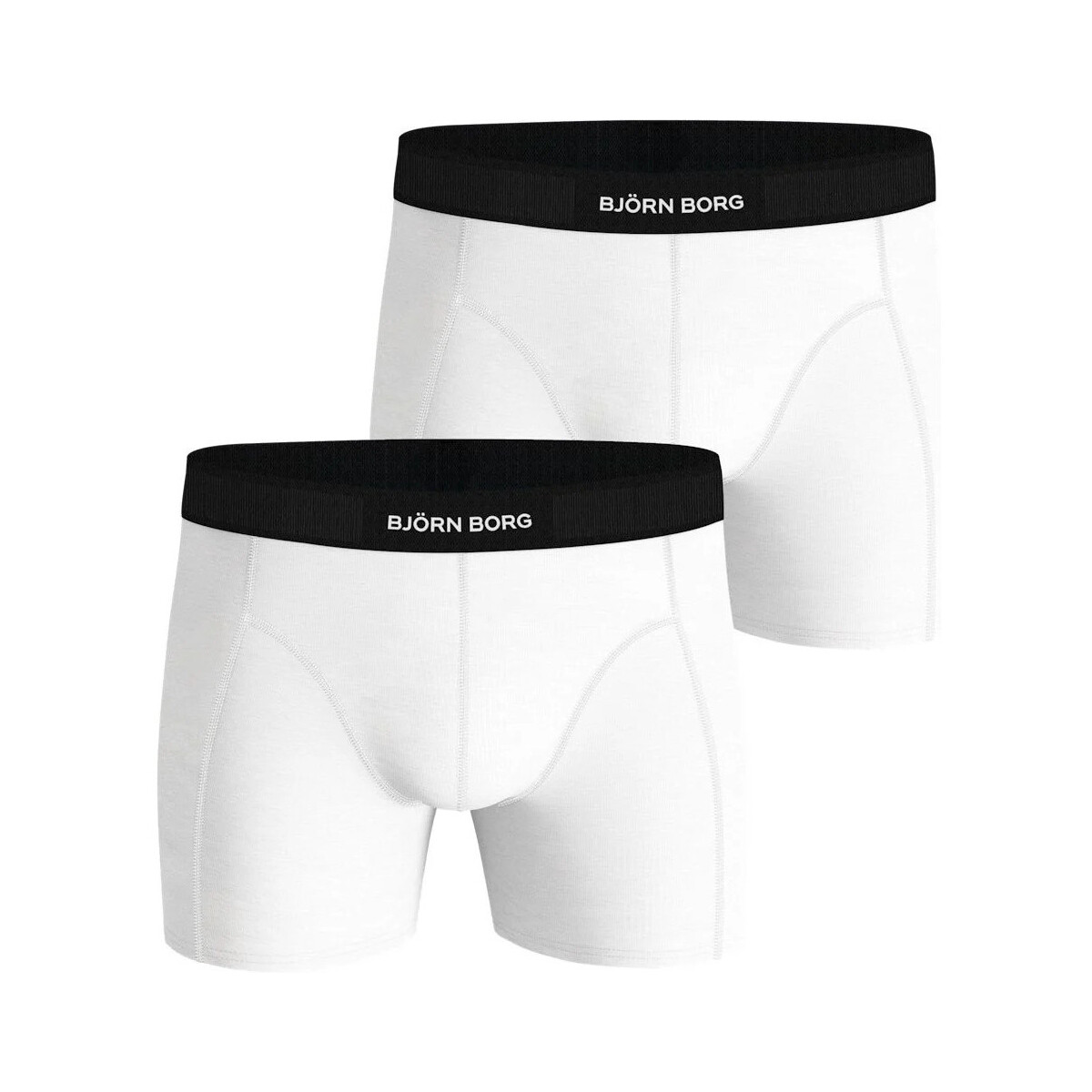 Sous-vêtements Homme Caleçons Björn Borg Boxer-shorts Lot de 2 Premium Blanche Blanc