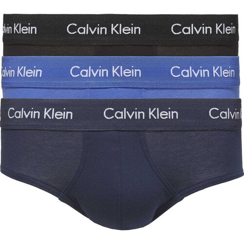 Sous-vêtements Homme Slips Calvin Klein Jeans 3P Hip Brief Bleu