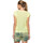 Vêtements Femme Tuniques Kocca T-shirt Jaune col rond dos résille JAUNE