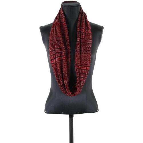 Accessoires textile Femme Echarpes / Etoles / Foulards Les Petites Snood à motifs en coton Rouge