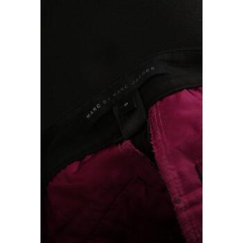 Marc Jacobs Pantalon droit en coton Noir