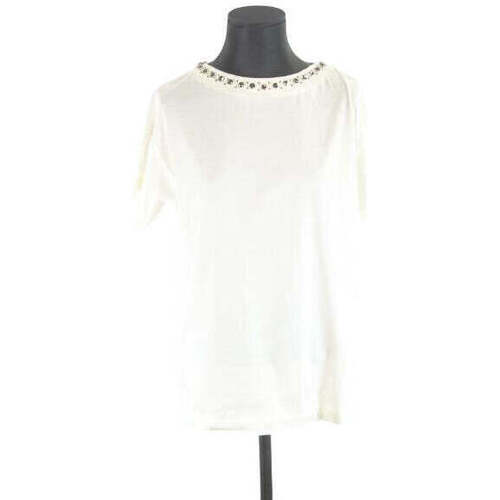 Vêtements Femme Débardeurs / T-shirts the sans manche Moncler Top en coton Blanc
