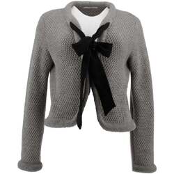 Vêtements Femme Sweats Valentino Sandale Pull-over en laine Gris