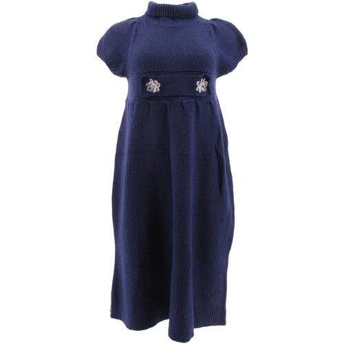 Vêtements Femme Robes Manoush Robe en laine Bleu