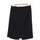 Vêtements Femme Ea7 Emporio Armani N527 logo-print knee-length shorts Jupe en laine Noir