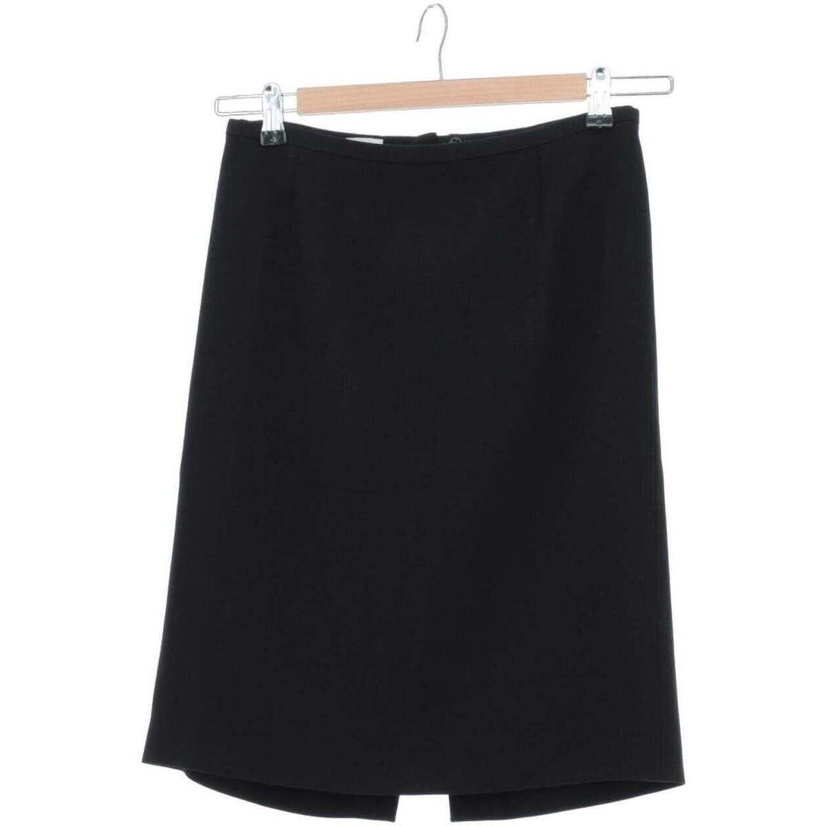 Vêtements Femme Ea7 Emporio Armani N527 logo-print knee-length shorts Jupe en laine Noir
