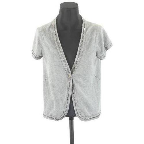 Vêtements Femme Sweats T0 - Xs Tricot en coton Gris