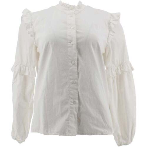 Vêtements Femme Débardeurs / T-shirts sans manche Maje Chemise en coton Blanc