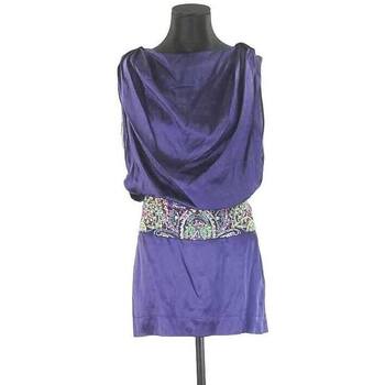 Vêtements Femme Robes Antik Batik Robe en soie Violet