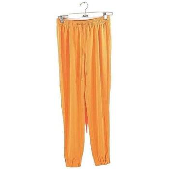 pantalon ralph lauren  pantalon droit orange 