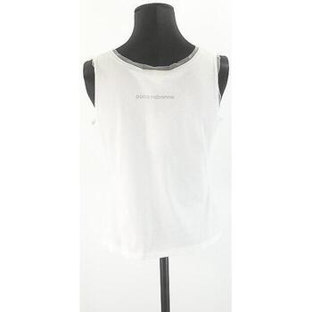 Paco Rabanne T-shirt en coton Blanc