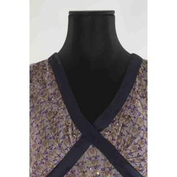 Antik Batik Blouse en soie Violet