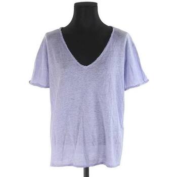 Vêtements Femme Débardeurs / T-shirts sans manche Bérénice T-shirt en lin Violet